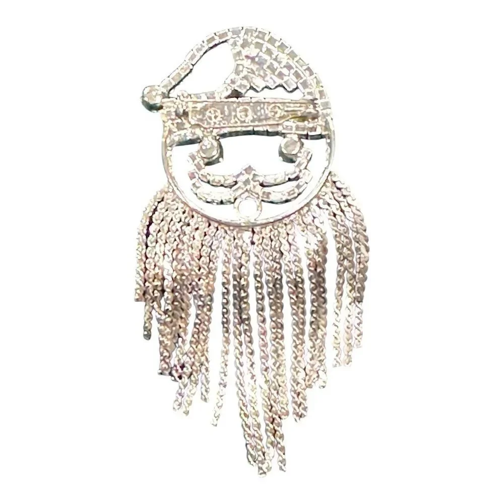 Brooch Festive Santa Face Brooch